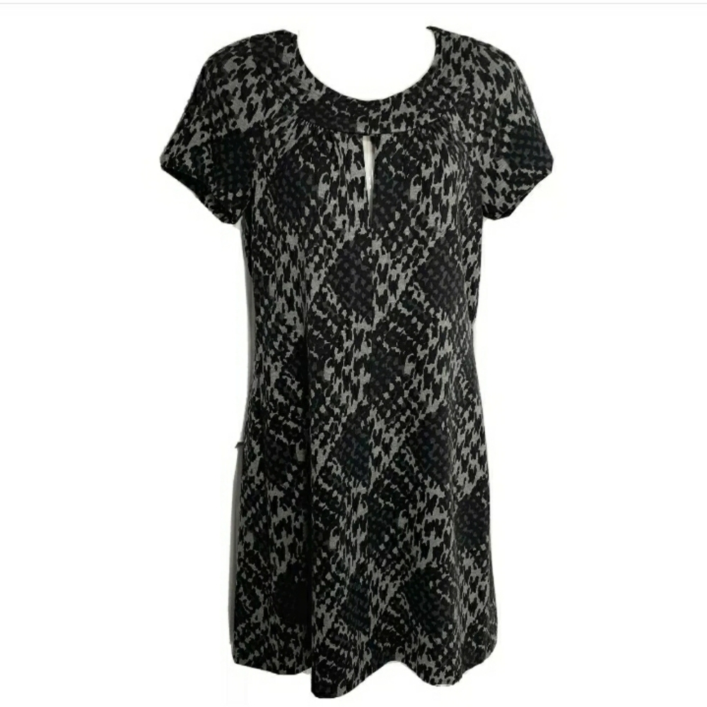 Trina Turk Dress Mixed Print Soft Knit Size 2